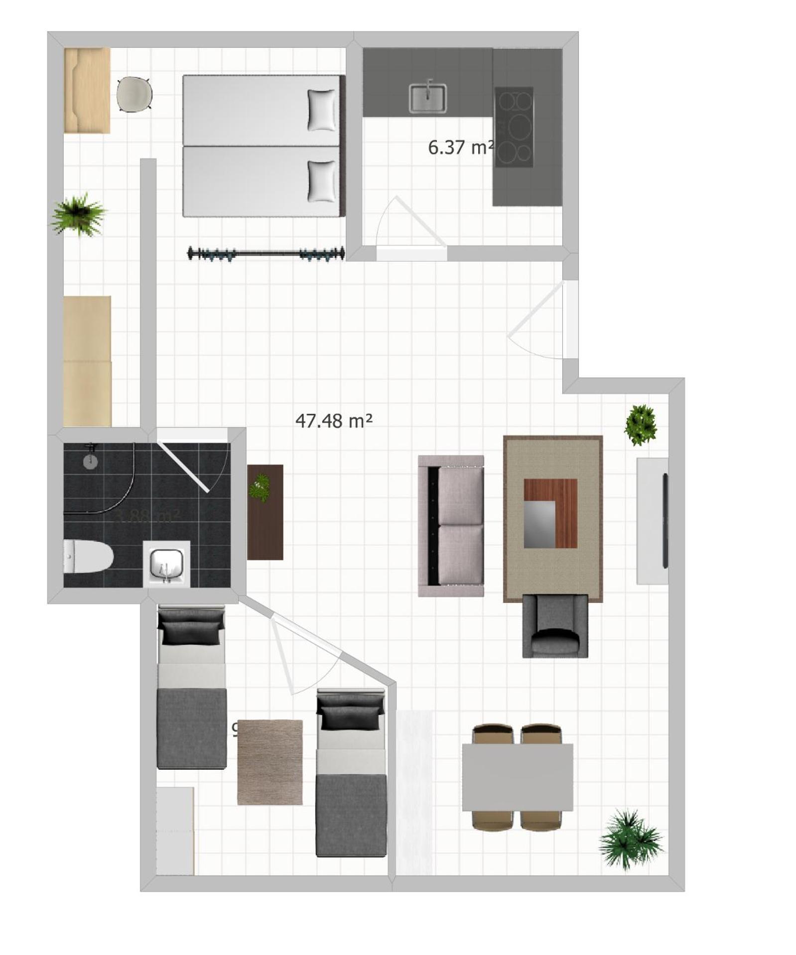 Apartament Gross, Modern, Vollausgestattet, Gemuetlich Mit Kueche Und Parkplatz Fuer Urlaub Oder Business Kettig Zewnętrze zdjęcie